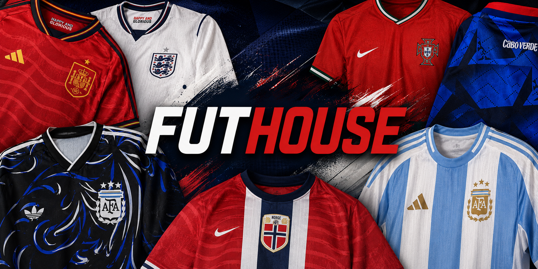 FUTHOUSE — Camisolas de futebol premium